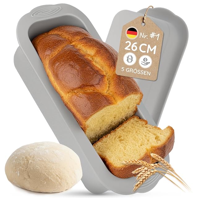 Stampo da plumcake in silicone Backefix, 26 centimetri, con pareti rinforzate