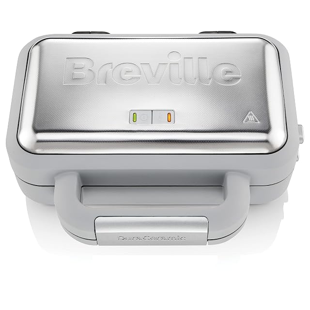 Piastra per waffle Breville VST072X DuraCeramic con piastre profonde estraibili
