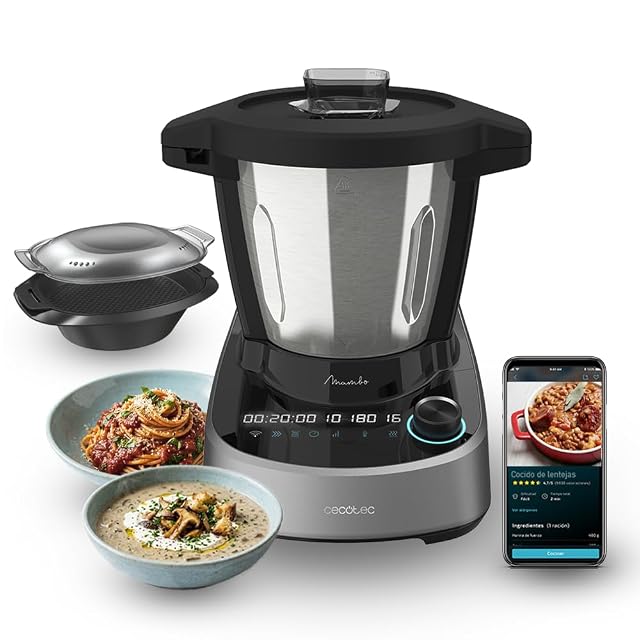 Robot da cucina con cottura Cecotec Mambo 11090 Daily con boccale in acciaio
