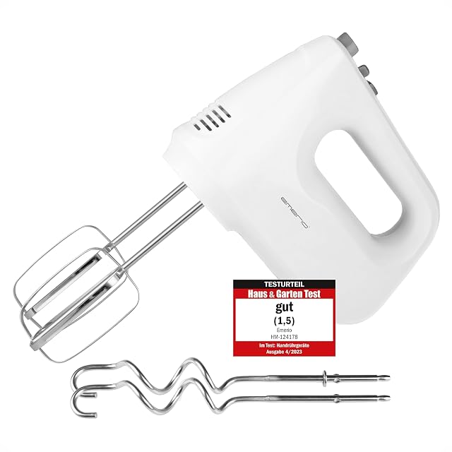 Sbattitore elettrico Emerio HM-124178 con fruste extra lunghe in acciaio