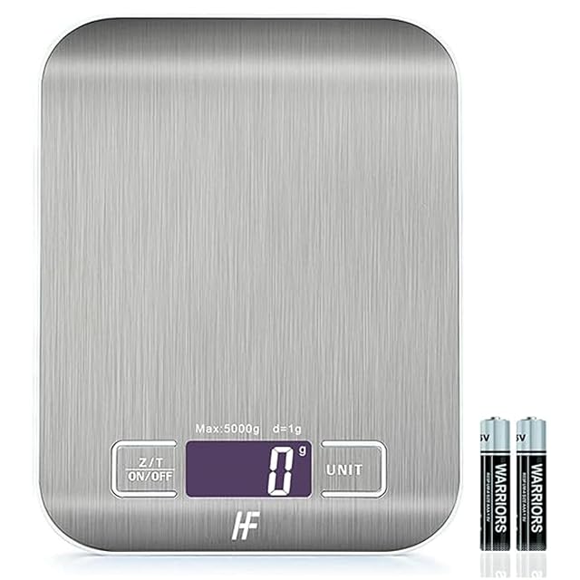 Bilancia da cucina digitale HomeFashion KITSSW con piatto in acciaio