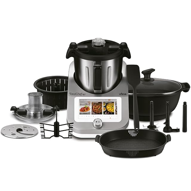 Robot da cucina con cottura Ufesa TotalChef RK7 con touchscreen da 7 pollici