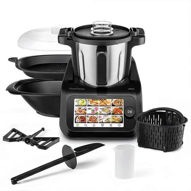 Robot da cucina con cottura Ufesa TotalChef RK6 con display da sette pollici